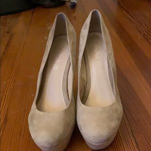 Aldo Suede platform wedge